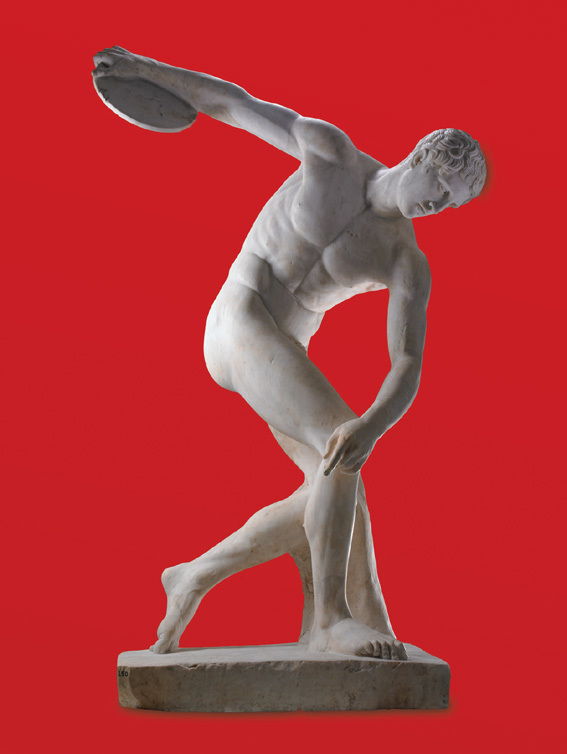 大英博物館　古代ギリシャ展　公式フィギュア　円盤投げ（ディスコボロス） 大英博物館 古代ギリシャ展 公式フィギュア 円盤投げ（ディスコ