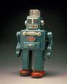 スモーキングロボット　ヨネザワ製　1950年代　北原照久氏蔵