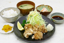 さつま赤鶏の唐揚定食