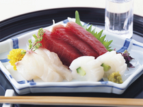 刺身とお酒